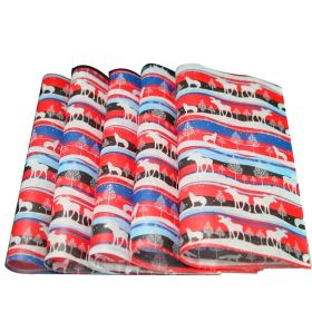 50 Pcs DIY Christmas Deer Baking Paper Candy Hamburger Wrapping Paper Oil-Proof Wax Paper - Default
