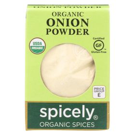 Spicely Organics - Organic Onion Powder - Case Of 6 - 0.4 Oz. - Default