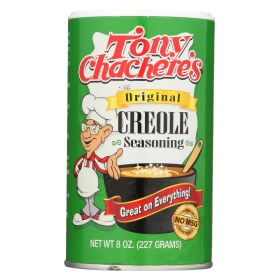 Tony Chachere's Seasoning - Creole - Case Of 6 - 8 Oz - Default
