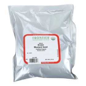Frontier Herb Mustard Seed - Organic - Brown - Whole - Bulk - 1 Lb - Default