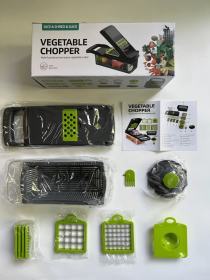 16 in 1 Vegetable Fruit Chopper Food Container tools Onion garlic press utensils kitchen gadgets  - 16 IN 1