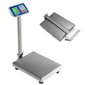 Home Commercial Used Computing Digital Floor Platform Scale - Silver A - 660 lbs