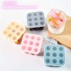 1pc New Product 9 Linked Ice Column Mold Silicone Small Ice Strip Ice Cube Mold With Lid DIY Filling Bottle Easy Release Mold - Pink