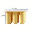 1pc New Product 9 Linked Ice Column Mold Silicone Small Ice Strip Ice Cube Mold With Lid DIY Filling Bottle Easy Release Mold - Green