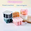 1pc New Product 9 Linked Ice Column Mold Silicone Small Ice Strip Ice Cube Mold With Lid DIY Filling Bottle Easy Release Mold - Yellow