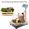 Home Commercial Used Computing Digital Floor Platform Scale - Silver B - 660 lbs