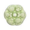 1pc Silicone Jelly Pudding Mold; Non-stick Food Grade Silicone Mold; Reusable Cake Mold Ice Cube Mold; DIY Baking Tools - Green