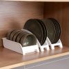 1pc Dish Storage Rack; Kitchen Dish Drain Rack; Plate Storage And Finishing Rack; Tableware Dinner Plate Rack - Bowl Rack