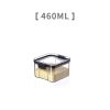 1pc 15.5oz/23.6oz/32.1oz/43.9oz/60.8oz Food Storage Container With Lid; Clear Plastic Kitchen And Pantry Organization Canisters - 700ml