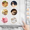 Silicone Electric Roll Up Heating Tray Food Warmers Mat Portable Hot Plates to Keep Food Warm - gray
