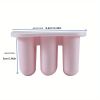 1pc New Product 9 Linked Ice Column Mold Silicone Small Ice Strip Ice Cube Mold With Lid DIY Filling Bottle Easy Release Mold - Green