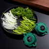 1pc Onion Slicer, Kitchen Vegetable Shredder, Multi-Functional Kitchen Tool - Green