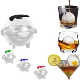 4pcs Whisky Ice Ball Mold; Round Ice Cube Mold; Random Color - Random 4 Pieces