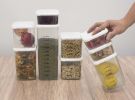 Measuring Food Containers - White