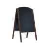 A-Frame Wooden Sidewalk Signage Chalkboard for Bar and Store - Black - 31.5 Inch