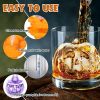 1pc Halloween Spoof Pumpkin Ice Tray 4 Grids Silicone Ice Tray Easy Release Mold Smile Face Wizard Hat Pumpkin Ice Mold - Orange