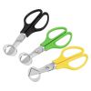 HILIFE Multifunction Cigar Cutters Quail Egg Shell Scissors Rust Resistant Stainless Steel Blade Kitchen Tools Durable - Green