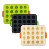 1pc 20 Cavity Jelly Tray; Food Grade Nonstick Silicone Mold; Pudding Fruit Ice Cube Mold; Kitchen Cooking Tools - Dark Gay