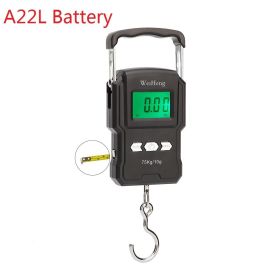 50Kg/5g LCD Digital Display Backlight Portable Hanging Hook Scale Double Accuracy Fishing Travel Mini Electronic Weighing Scale - China - A22L Battery