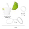 Tennis Pattern Straw Lid Water Bottle; Flip & Sip Double Stainless Steel Thermal Insulation; Sports Bottle; Outdoor Mug - 17oz