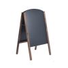 A-Frame Wooden Sidewalk Signage Chalkboard for Bar and Store - Black - 40 Inch