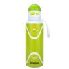 Tennis Pattern Straw Lid Water Bottle; Flip & Sip Double Stainless Steel Thermal Insulation; Sports Bottle; Outdoor Mug - 42 OZ