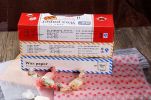 [Orange Wave] 50 Pcs DIY Baking Papers Nougat Papers Food Grade Wax Papers - Default