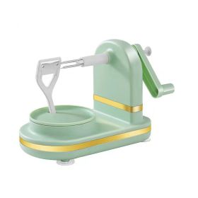 1pc Fruit Peeler; Multi-functional Manual Peeler; For Pear; Potato; Apple Peeling Knife; Household Artifact 8.6in*5.9in - Light Green