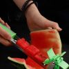 Watermelon Cutter Stainless Steel Windmill Design Creative Cut Fruit Home Kitchen Gadgets DIY Salad Fruit Slicer Cutter Tools - Spoon