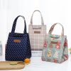 1pc Lunch Box Bag; Japanese Style Fashion School Lunch Bag; Portable Lunch Bag; Thermal Insulation Bag - Happy Life