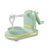1pc Fruit Peeler; Multi-functional Manual Peeler; For Pear; Potato; Apple Peeling Knife; Household Artifact 8.6in*5.9in - Dark Green