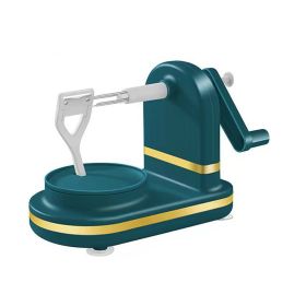 1pc Fruit Peeler; Multi-functional Manual Peeler; For Pear; Potato; Apple Peeling Knife; Household Artifact 8.6in*5.9in - Dark Green