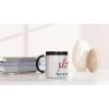 Coffee Mug Boundless Potential Heat Activated Mug Design by HadiArts - White + Red In Art