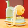 1pc Fruit Peeler; Multi-functional Manual Peeler; For Pear; Potato; Apple Peeling Knife; Household Artifact 8.6in*5.9in - Light Green