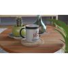 Coffee Mug Boundless Potential Heat Activated Mug Design by HadiArts - White + Red In Art