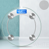 1pc Transparent Bathroom Scales LCD Electronic Bascula Pesa Digital Smart Scale Bear 180 KG Body Weight Balance Scales Floor Scales - Pink