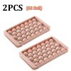 66/33 Ice Ball Mold Hockey Frozen Mini Ball Maker Mold Round Ice Cube Mold with Lid Ice Tray Box Whiskey Cocktail Kitchen Tools - 2PCS 66Ball