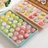 66/33 Ice Ball Mold Hockey Frozen Mini Ball Maker Mold Round Ice Cube Mold with Lid Ice Tray Box Whiskey Cocktail Kitchen Tools - 1PCS 33Ball