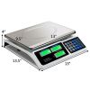 Home Commercial Used Computing Digital Floor Platform Scale - Silver - 66 lbs