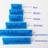 Wishes Stamp Decorating Letters Sugar Craft Set Cookie Cutter Cake Fondant Sugar Craft Pastry Bakeware Decoration - Default
