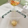 Kitchen Triangle Sink Strainer; Multipurpose Sink Strainer Net Mesh Hanging Bags For Sink Corner Strainer (Triangle Without Filter Bag) - Orange-1pc