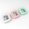 Mini LCD Digital Thermo-Hygrometer Humidity Temperature Measuring Air Comfort Indicator Thermometer Sensor Digital Moisture - white2