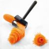 Manual Spiral Slicer; Vegetable Cutter; Plastic Peeler - Black