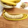 1pc Creative Banana Slicer Fruit Salad Divider Kitchen Gadgets - 1 Piecs