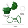 Golf Pattern Straw Lid Water Bottle; Flip & Sip Double Stainless Steel Thermal Insulation; Sports Bottle; Outdoor Mug - 17oz
