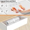 Silicone Electric Roll Up Heating Tray Food Warmers Mat Portable Hot Plates to Keep Food Warm - gray