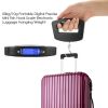 50kg/10g Portable Electronic Luggage Scale LCD Display Travel Fish Digital Luggage Scales Hanging Backlight Balance Weighing - China - Rope Scale 50KG