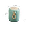 1pc Stainless Steel Soup Cup; Student Breakfast Cup; Outdoor Portable Milk Salad Soup Porridge Storage Can; Thermal Bag; Kitchen Supplies - Green
