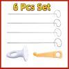 Spiral Potato Cutter Twisted Slice Potato Tower Whirlwind Potato Cut Diy Creative Fruit And Vegetable Spiral Slicer For Kitchen - 6 pcs