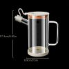 1pc Oil Bottle; Glass Oil Dispenser With Handle; Glass Storage Bottle; Kitchen Accessories - 25.4OZ